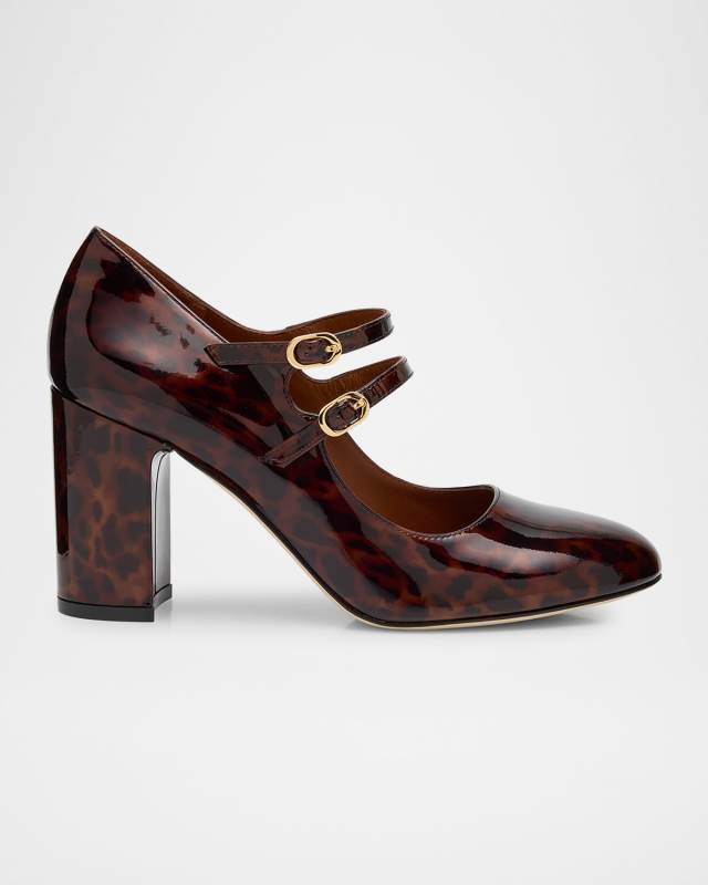 Posh Patent Leather Mary Jane Ballerina Pumps